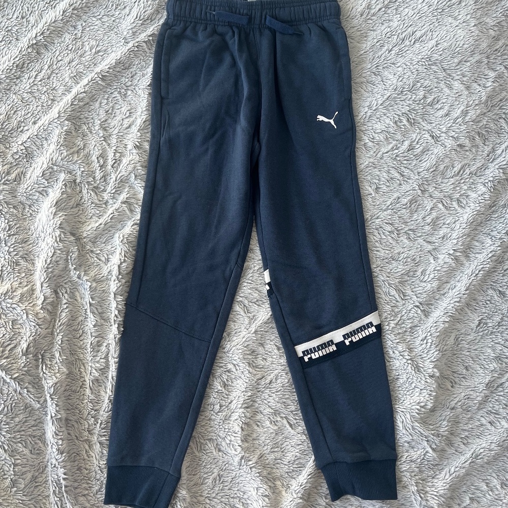 Blue sweatpants!